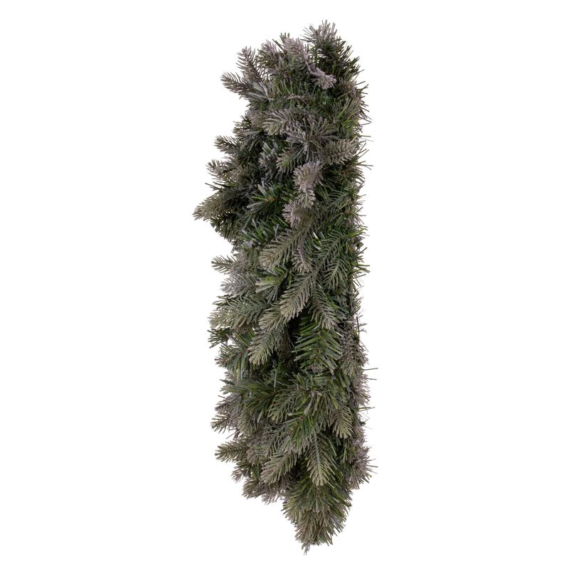 Vickerman 30" Frosted Douglas Fir Artificial UnLit Wreath. image number 2