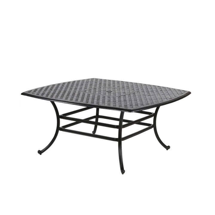 Outdoor Cast Aluminum Dining Table