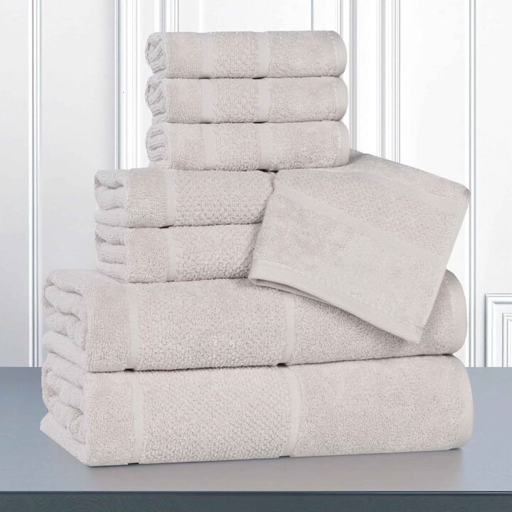 Smart Twist Cotton Viscose Blend Towel Set Quick Dry Bath Towels