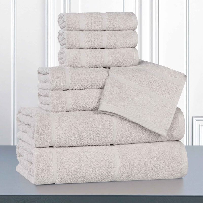 Smart Twist Cotton Viscose Blend Towel Set Quick Dry Bath Towels image number 1