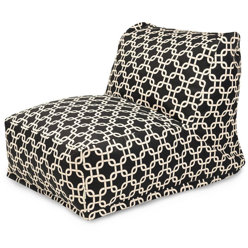 Majestic Home Goods Chair Lounger Links Black