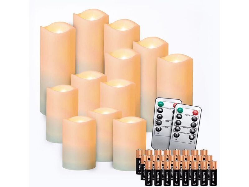 Flameless LED Candles with Remote Control image number 0