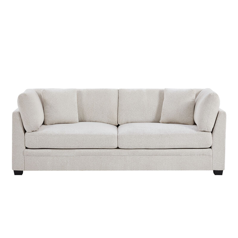 Zerv Modern Flared Arms Sofa image number 0