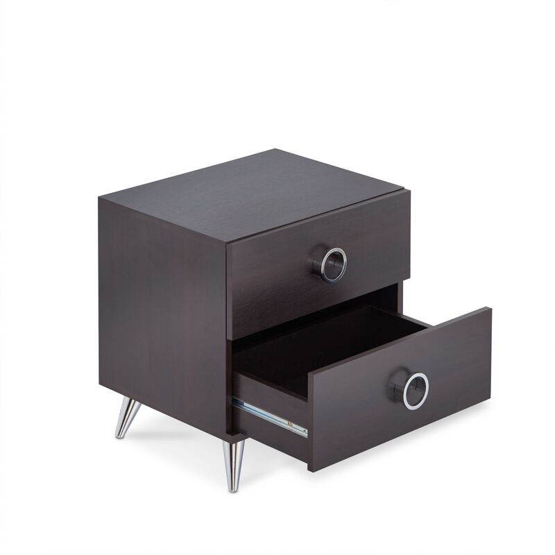 Accent Table with 2 Storage Drawers &ndash; Ideal for Living Room or Bedroom
