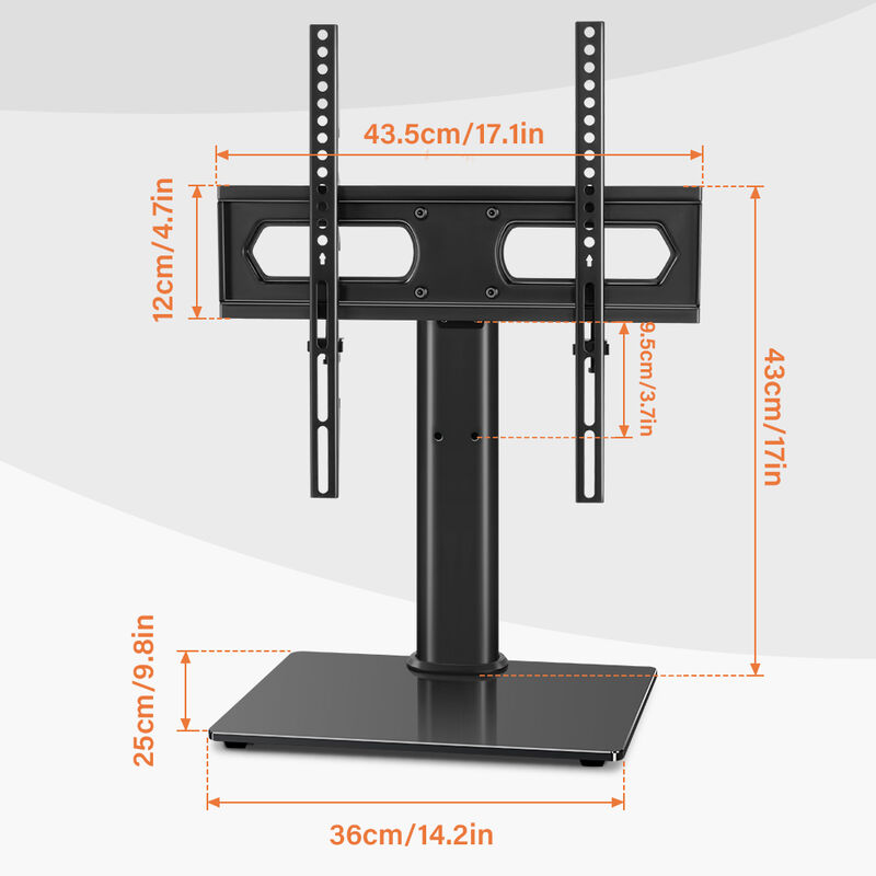 Universal TV Stand Suitable for 27 to 60- Televisions Height-Adjustable image number 2