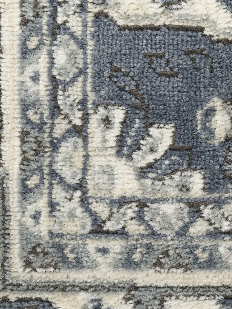 Quarry QUA18 Navy/Ivory 6' x 9' Rug