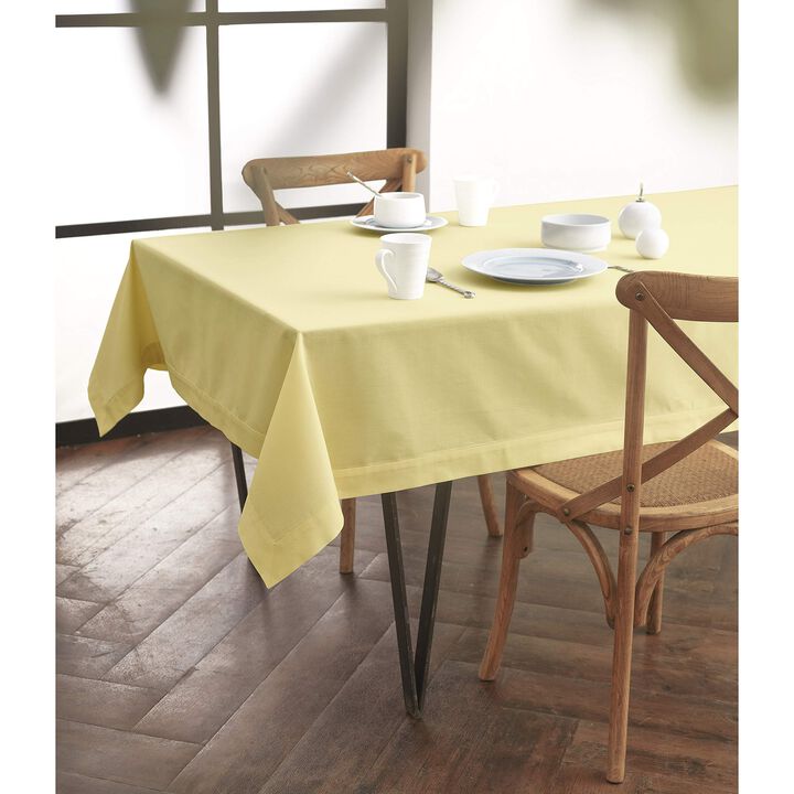 Solino Home 75% Cotton X 25% Linen Tablecloth | Dru - Cotton Linen Plain