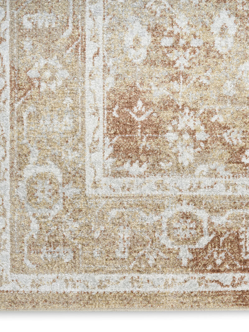 Astra Machine Washable ASW11 Rust/Multicolor 9' x 12' Rug