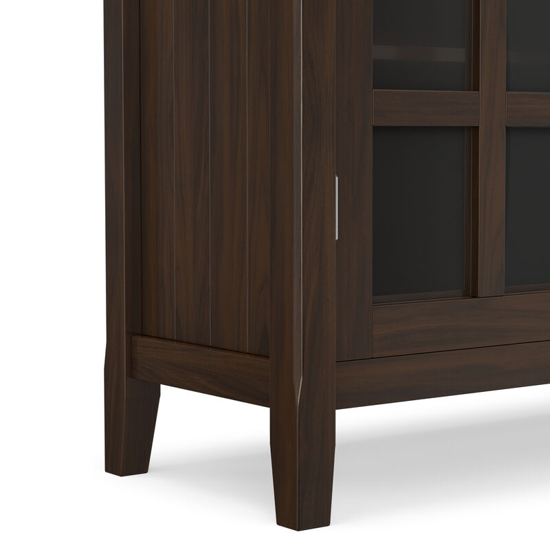 Acadian 39 inch Wide Solid Wood Transitional Storage Cabinet in Brunette Brown image number 9