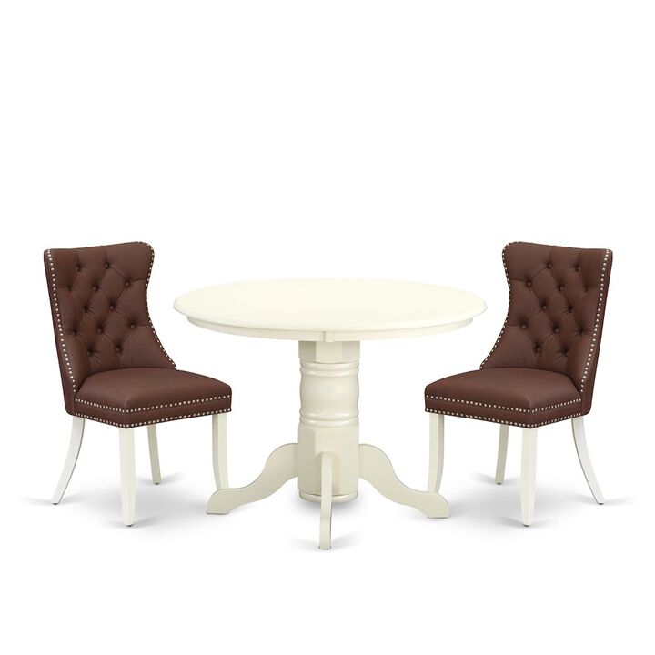 3 Piece Kitchen Table Set for Small Spaces