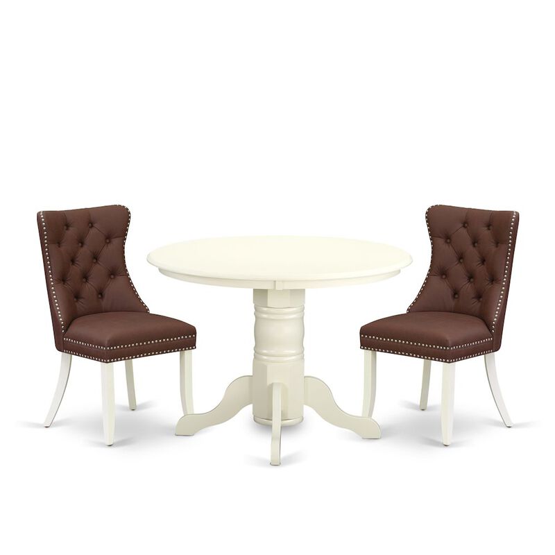 3 Piece Kitchen Table Set for Small Spaces