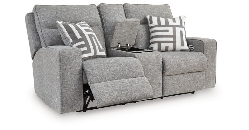 Biscoe Power Reclining Loveseat with Console image number 7