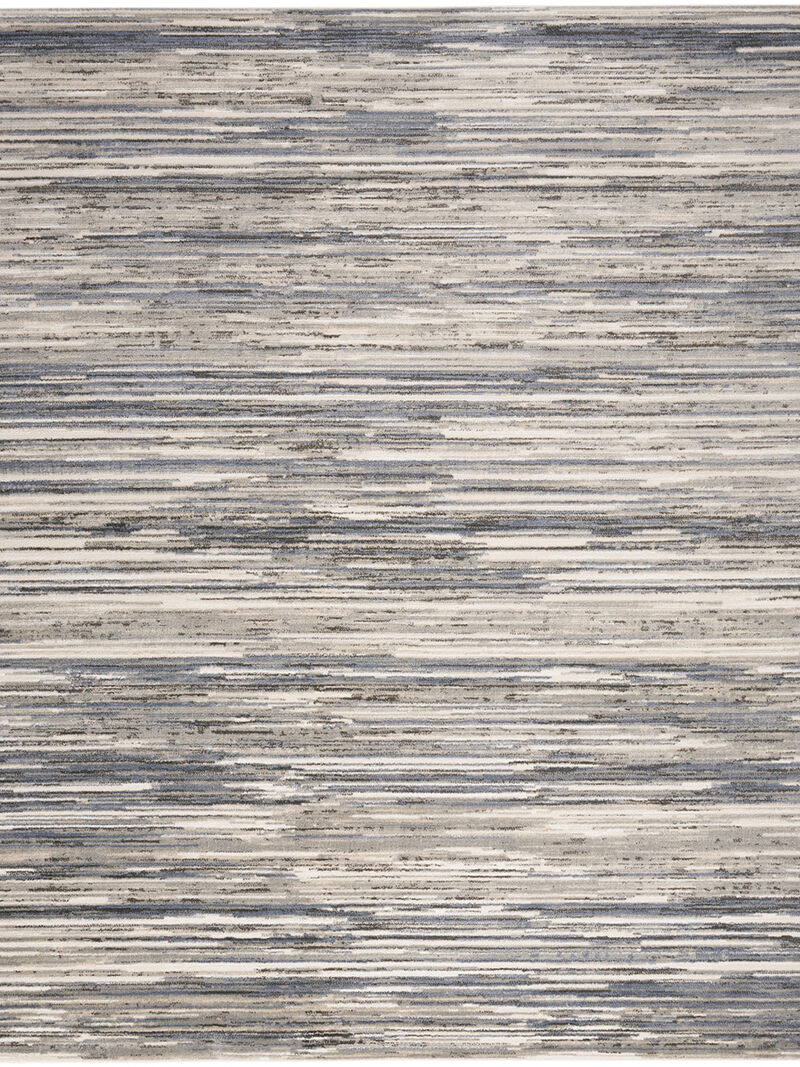 Serenity Home SRH03 Ivory/Gray/Blue 2'2" x 7'6" Rug