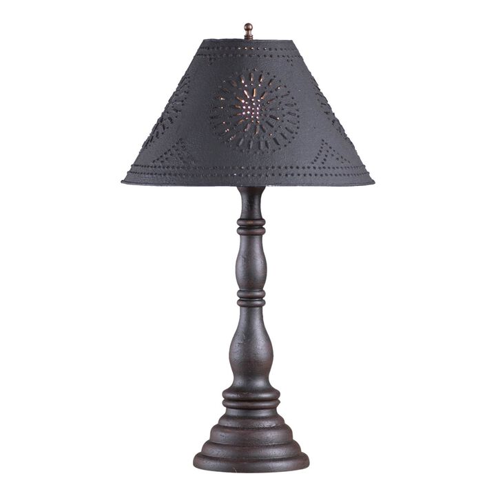 Davenport Lamp In Americana Black With Shade