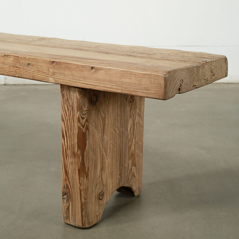 Pine Entryway Bench in Weathered Natural image number 5