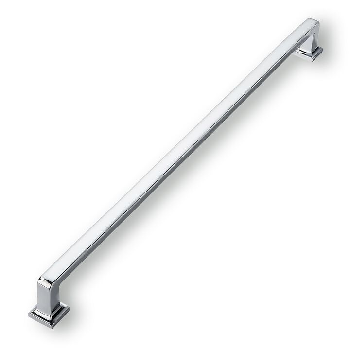 khtumeware 1 Pack Polished Chrome Cabinet Appliance Pulls, 12 Inch(305mm) Hole Centers Cabinet Handles Kitchen Hardware Straight