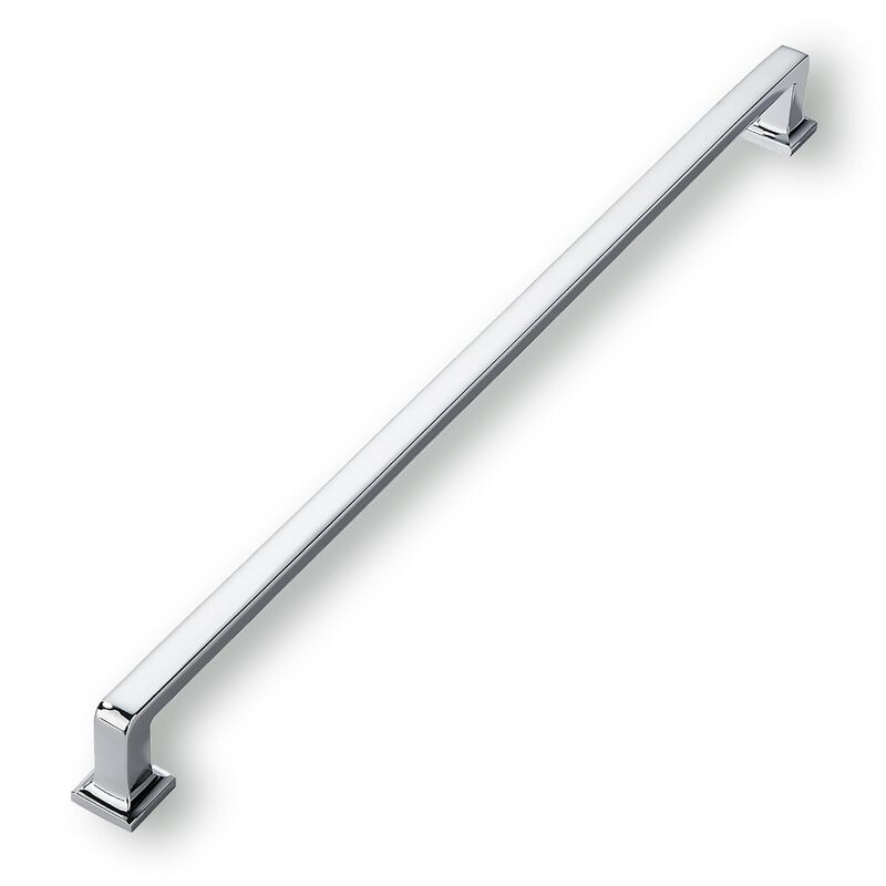 khtumeware 1 Pack Polished Chrome Cabinet Appliance Pulls, 12 Inch(305mm) Hole Centers Cabinet Handles Kitchen Hardware Straight