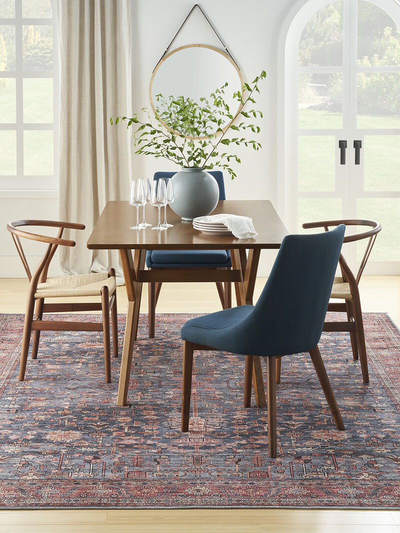 Grand Washables GRW02 Navy/Brown 9'2" x 12' Rug