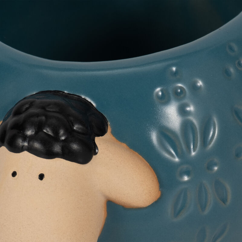 6" Stoneware Sheep Planter