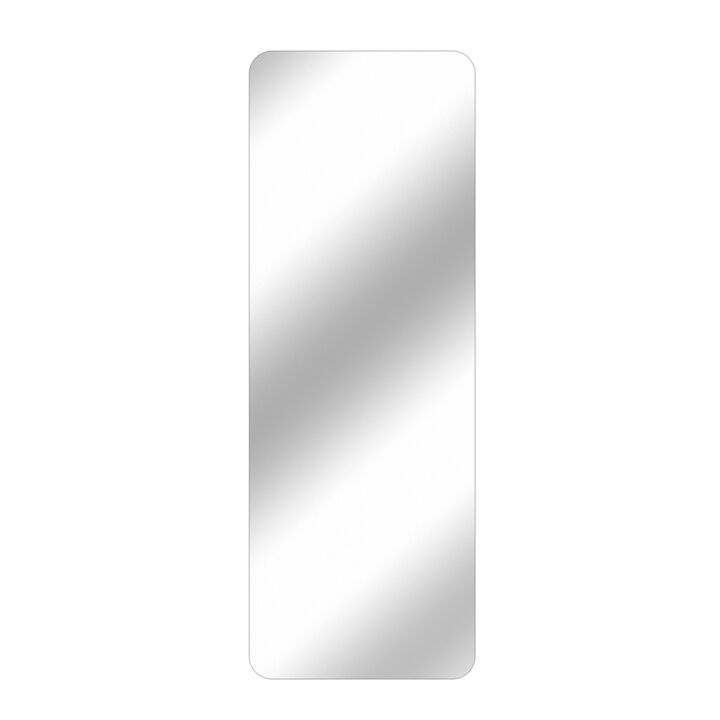 ELEMENT ACE 65 Inch x 24 Inch Full Body Round Corner Wall Hanging Mirror High Definition Explosion-Proof 5mm Silver Mirror for Living Room Bedroom Cloakroom Home Use