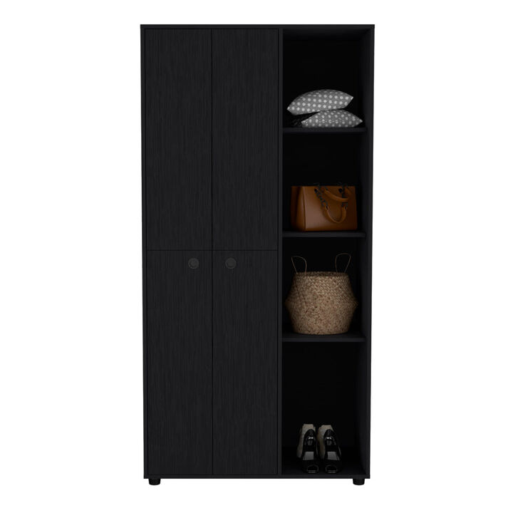 Armoire Boise, Bedroom, Black