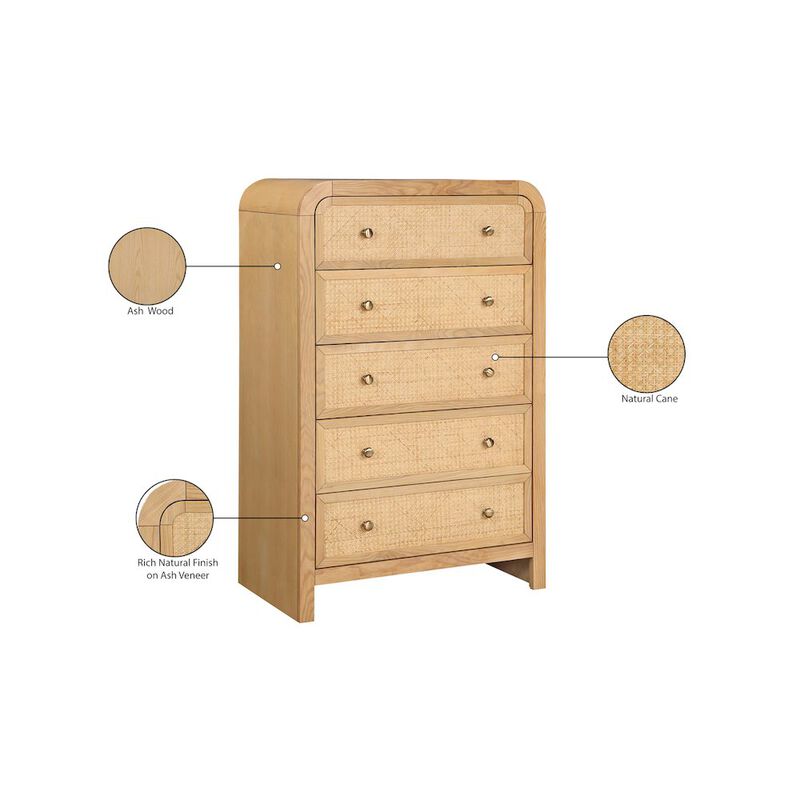 Meridian Furniture Siena Natural Chest