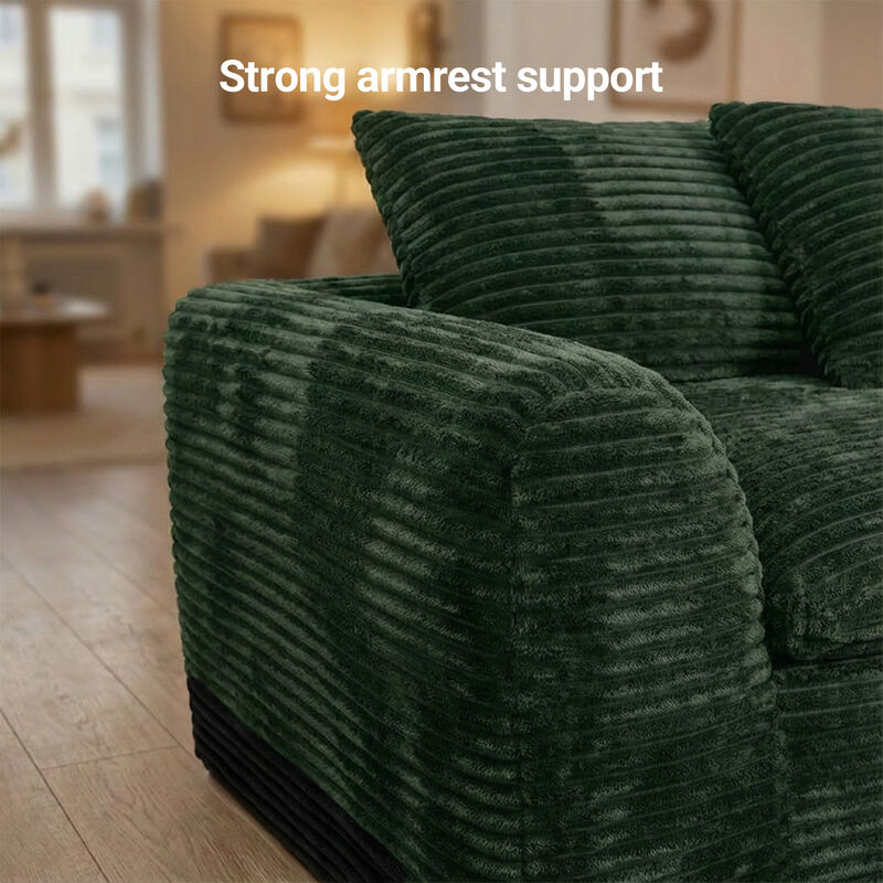 Flirv high-resilience boneless sponge sofa image number 5