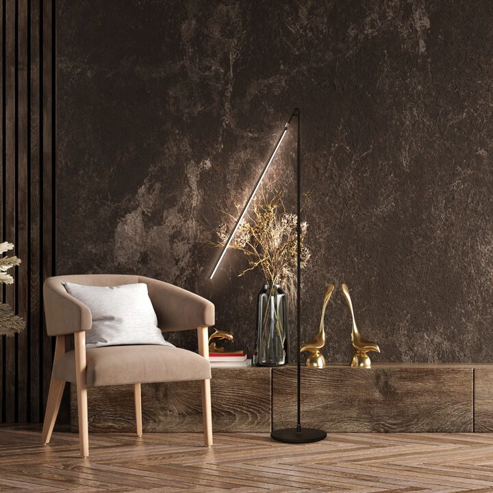 Libra Adjustable LED Floor Lamp