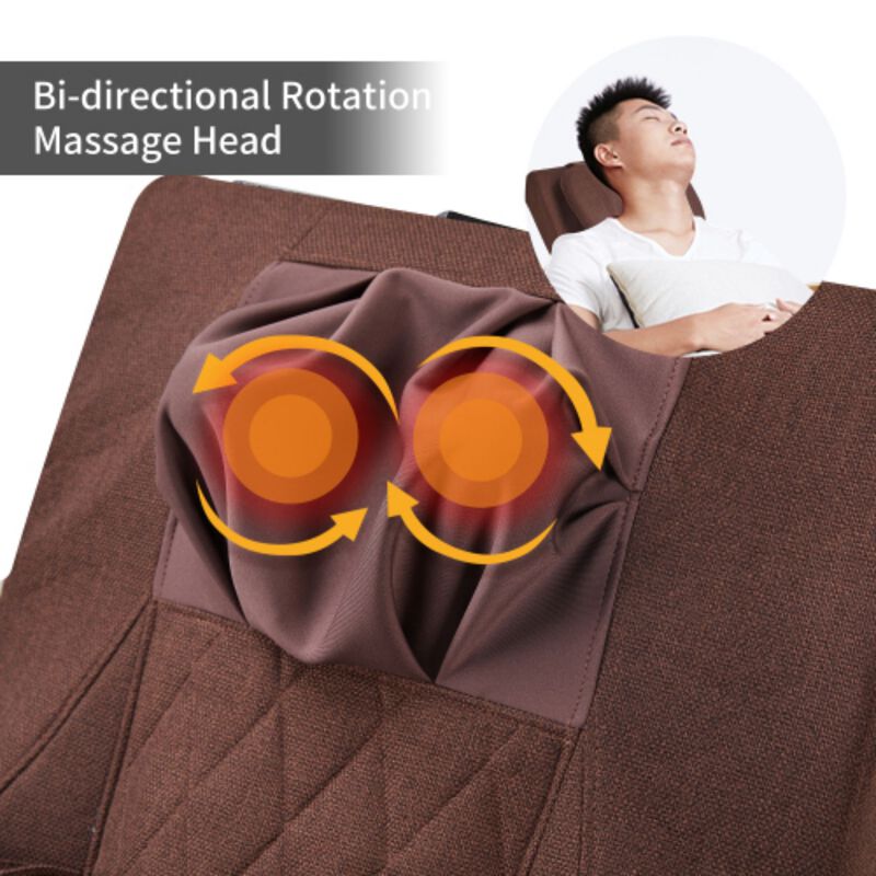 Comfortable Lounge Chair with Massage Function and Soft Cotton Cushion