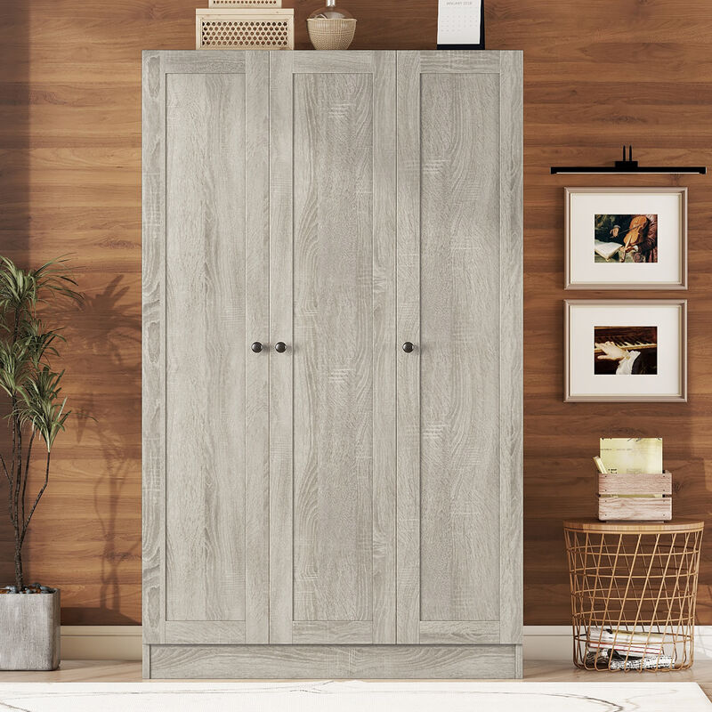 Merax 3 Doors Wardrobe Armoire Closet