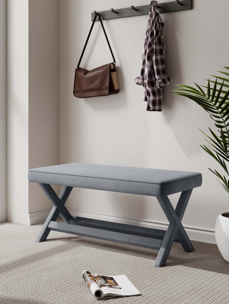Abigail Gray Double Bench