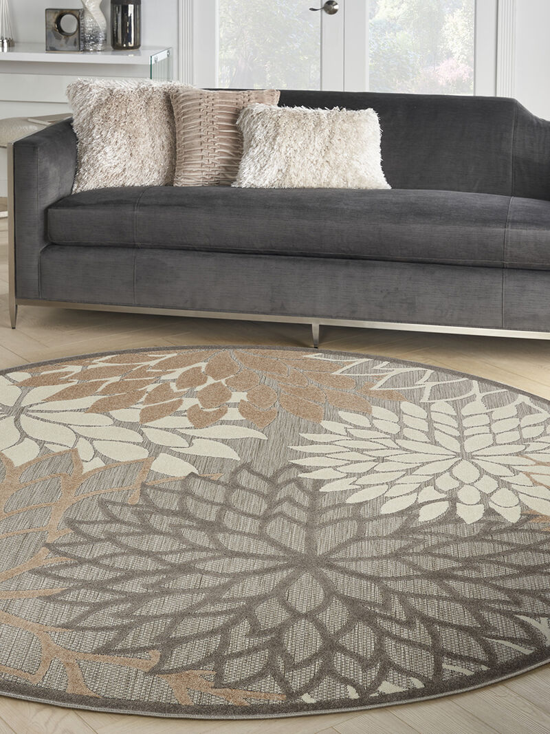 Aloha ALH05 Natural 7'10" x Round Rug