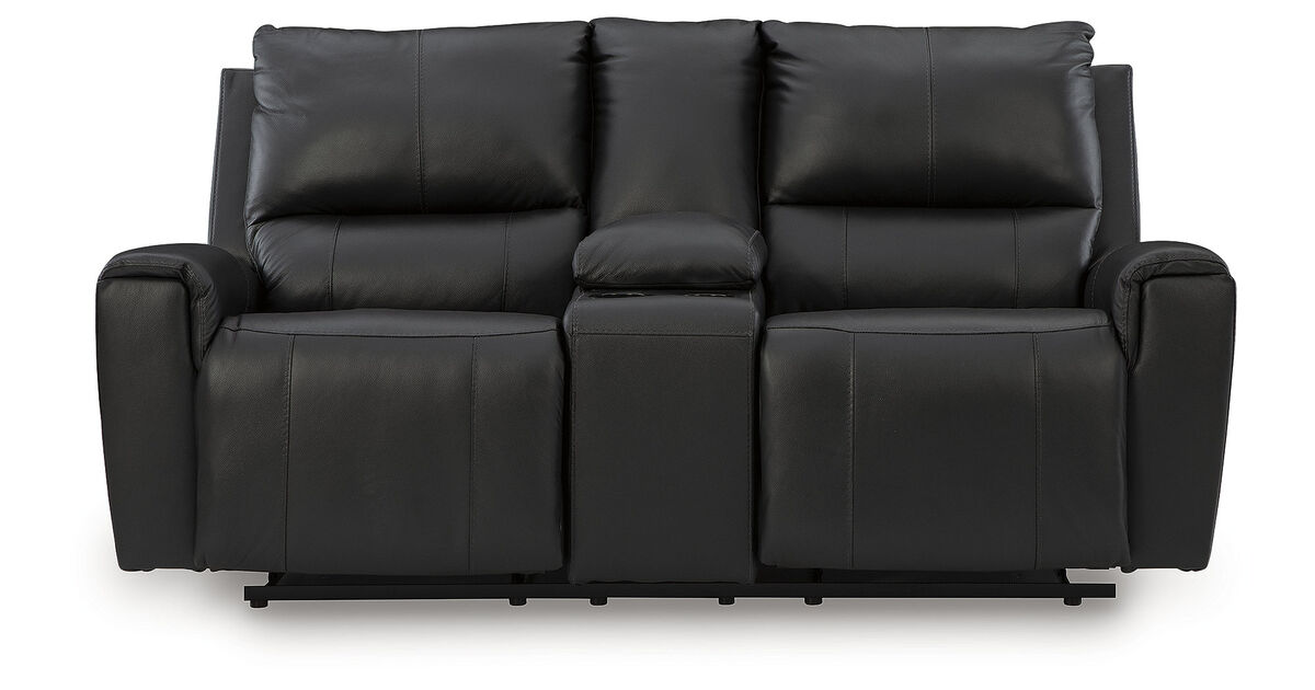 Danemere Reclining Loveseat with Console