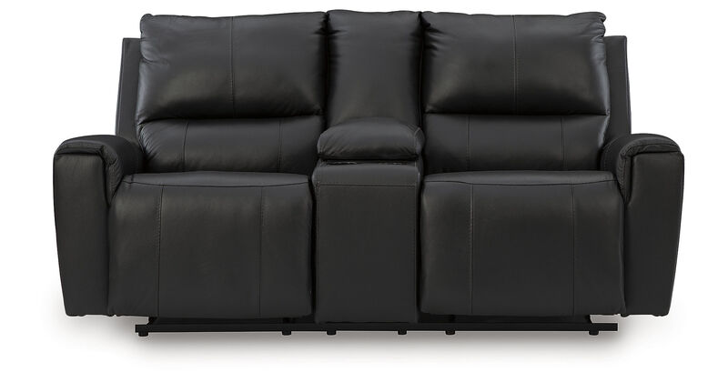 Danemere Reclining Loveseat with Console image number 0