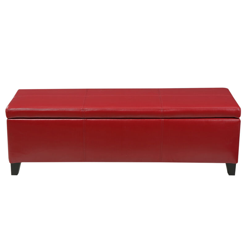 Merax Merax PU Leather Home Storage Ottoman image number 0