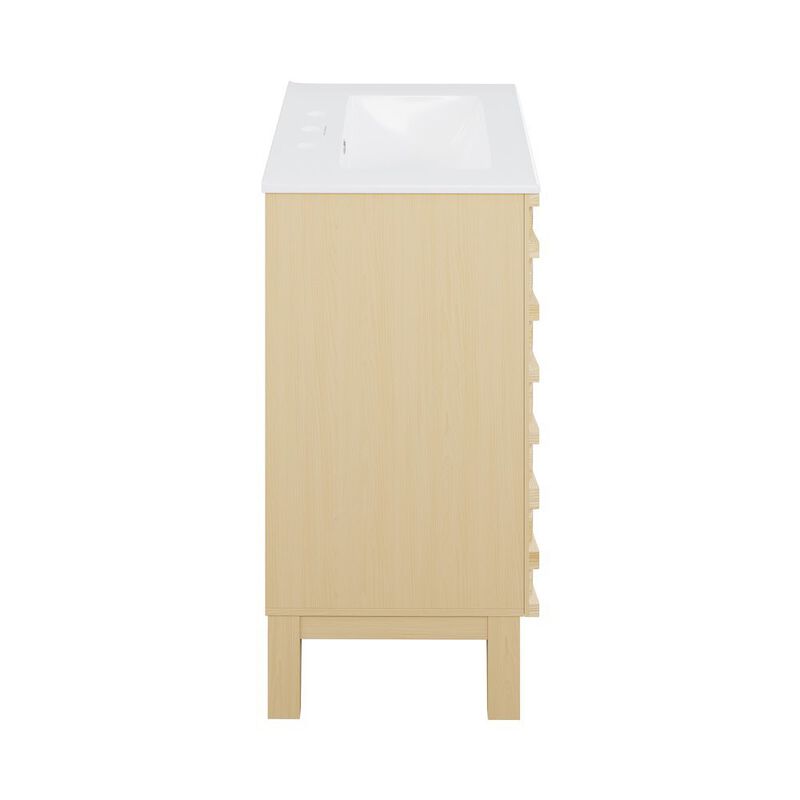 Cascade 24 in. Bathroom Vanity with 3-Hole Ceramic Sink Top image number 3