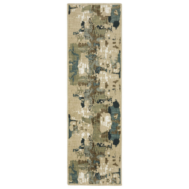 HomeRoots Abstract Area Rug