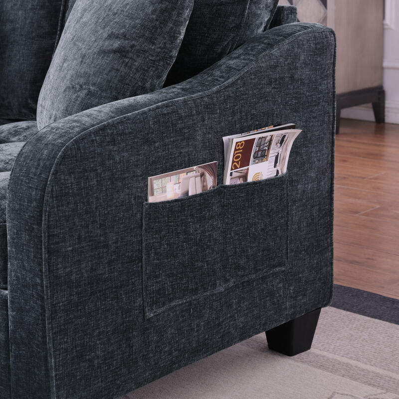 Pefwod Loveseat Reclining Sofa image number 6