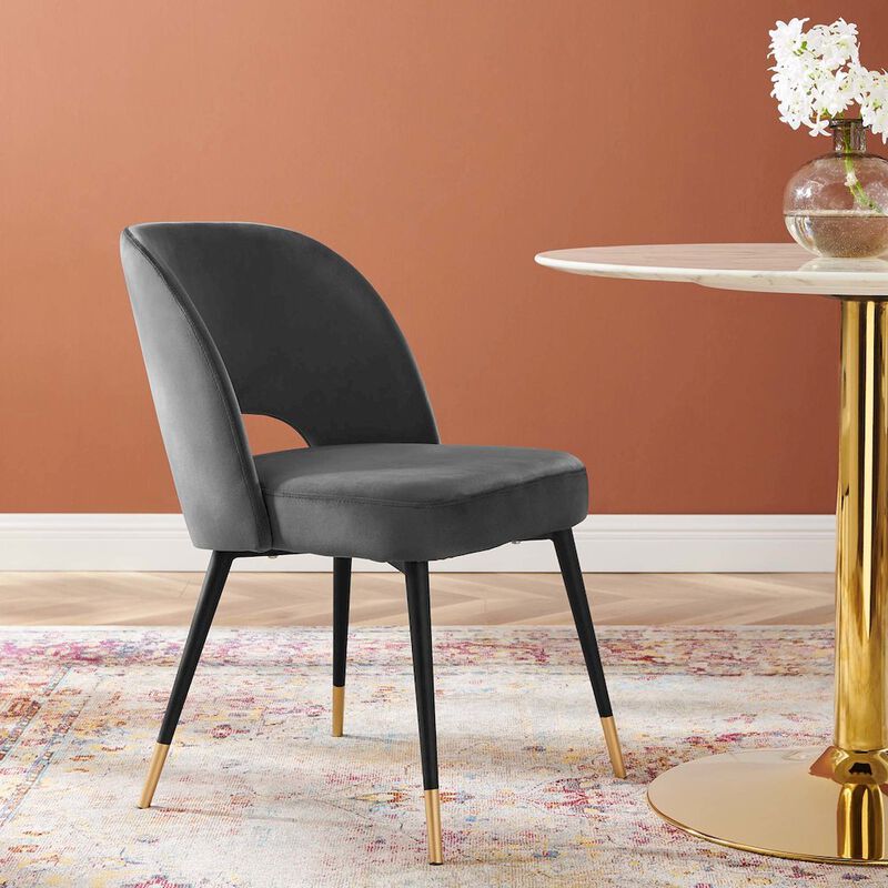 Rouse Performance Velvet Dining Side Chair image number 6