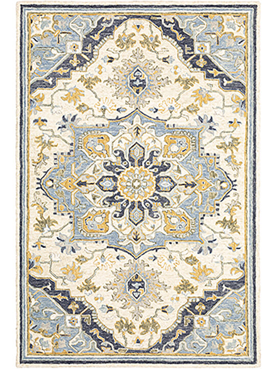 Alfresco 3'6" x 5'6" Blue Rug