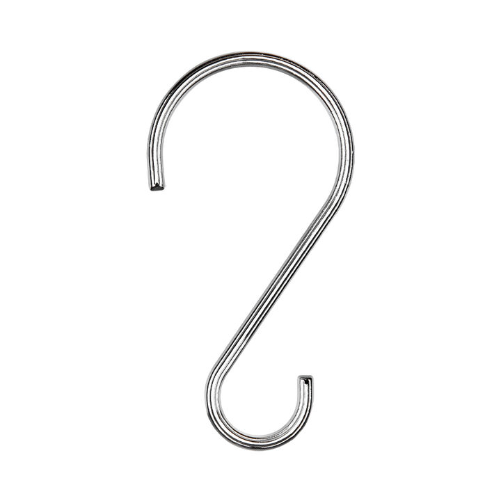 Utopia Alley Rust-Proof Zinc Shower Curtain Hooks with Clasp Closure, Shower Hooks Hangers for Bathroom, Kitchen Utensils, Curtains, Clothing, Towels etc - Set of 12