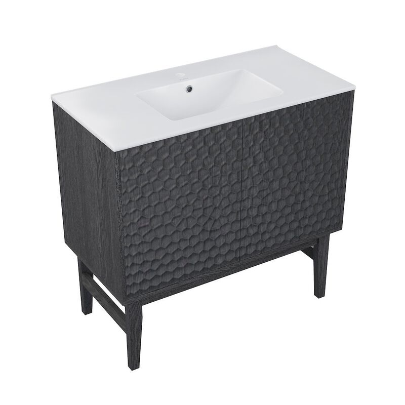 Bosse 36" Freestanding Bathroom Vanity with Sink Top image number 5