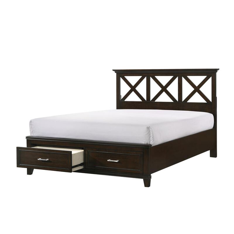 Cherry Nova Ii Queen X Storage Bed