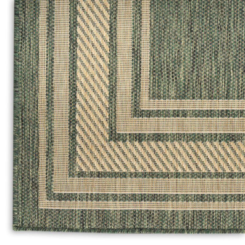 HomeRoots Geometric Indoor Outdoor Area Rug image number 4
