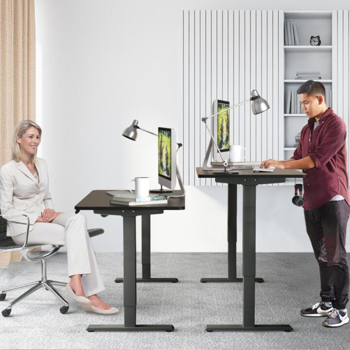 Hivvago Electric Height Adjustable Standing Desk with Memory Controller