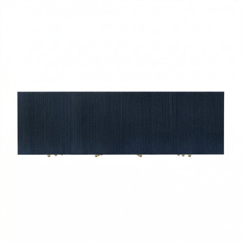 Butler Specialty Nora 60 in. W Raffia 6 Drawer Dresser, Blue image number 8