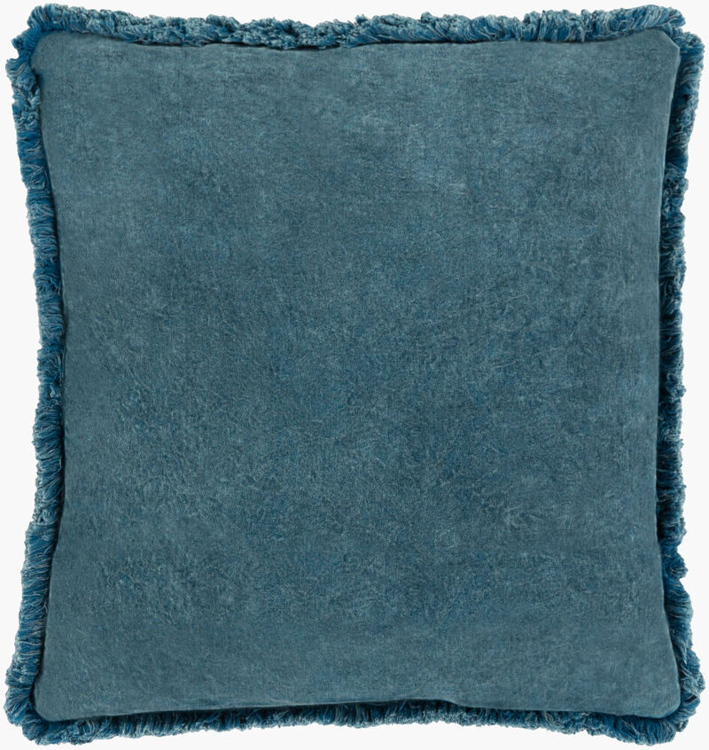 Washed Cotton Velvet Accent Pillow image number 0