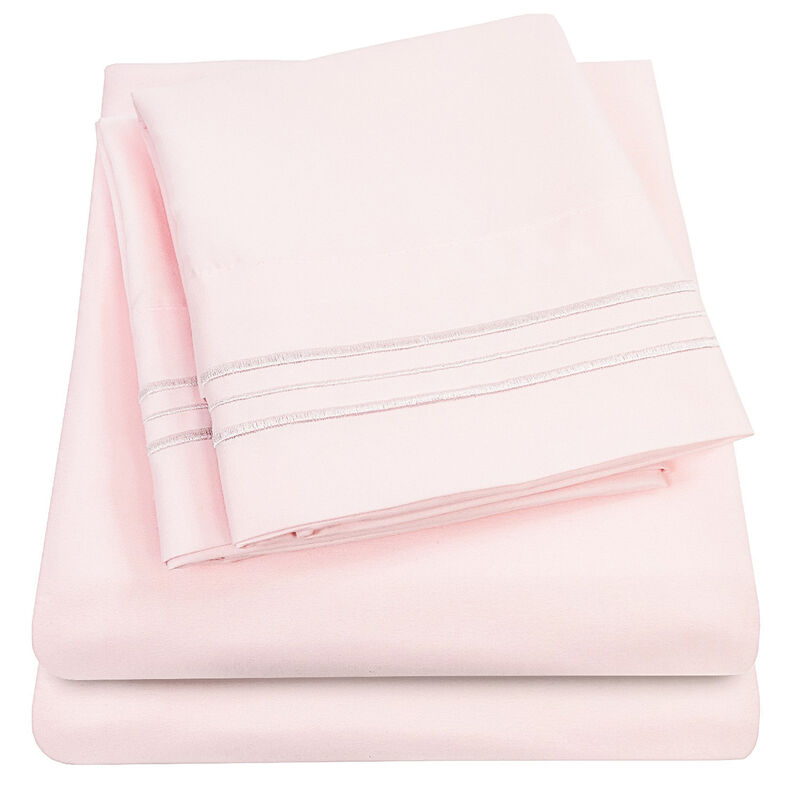 Ultra Soft 1800 Series Double Brushed Microfiber Sheet Set