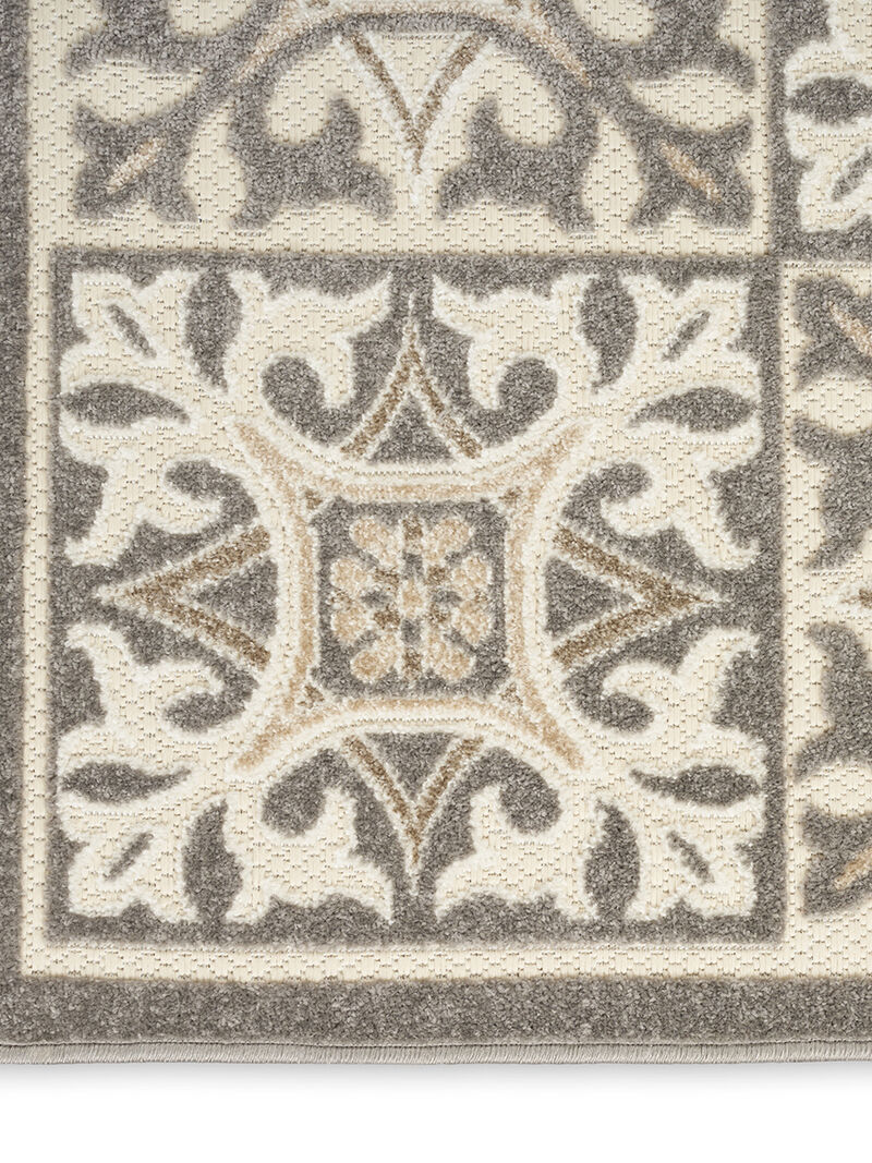 Aloha ALH34 Ivory/Gray 3'6" x 5'6" Rug