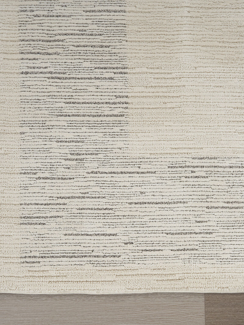 Andes AND05 Ivory/Gray 2'2" x 7'6" Rug